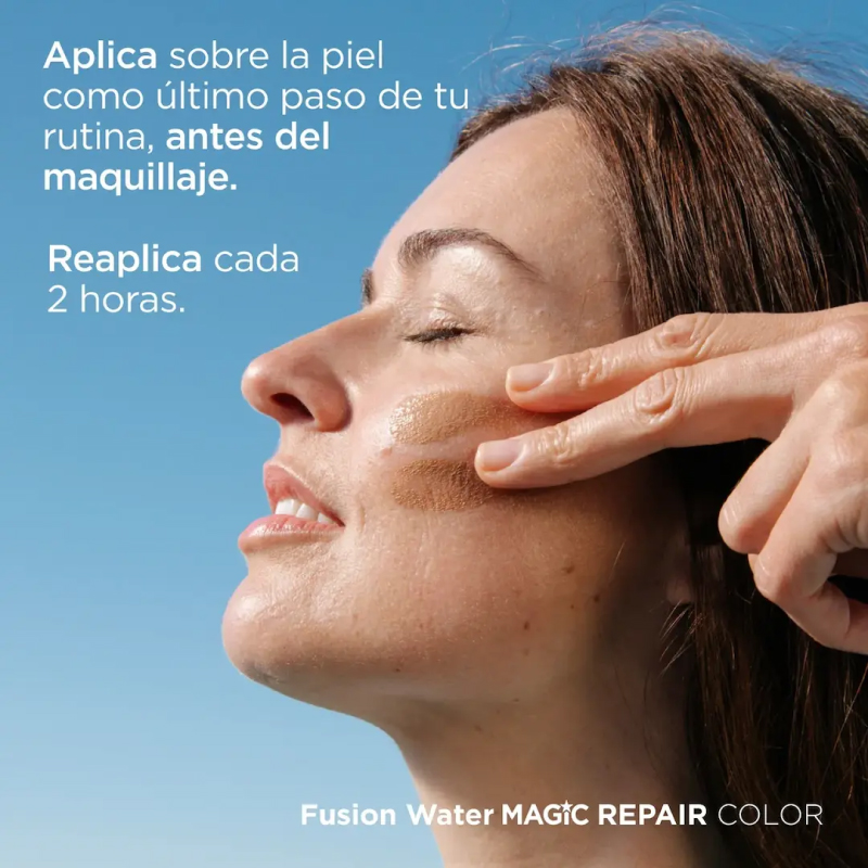 Isdin Fotoprotector Fusion Water Magic Repair Color Spf50 50ml Crema Facial - Imagen 7