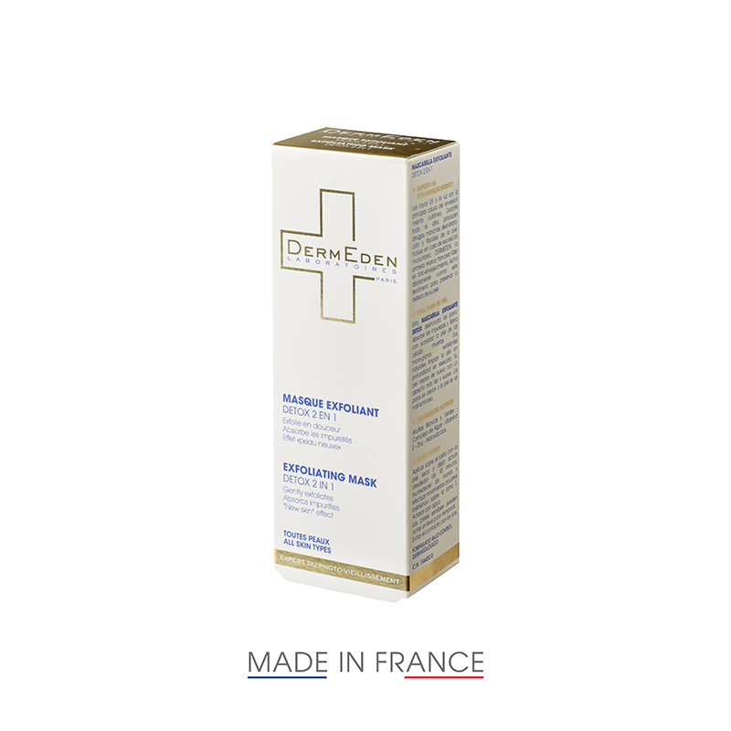 Derm Eden Mascarilla Todo Tipo De Piel Detox 2 En 1 50ml Exfoliante
