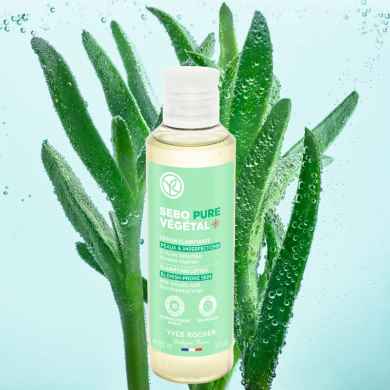 Yves Rocher Sebo Pure Vegetal Locion Clarificante 150ml - Imagen 2