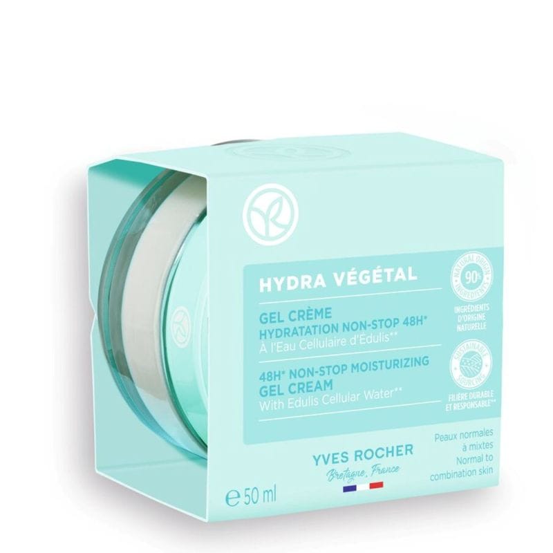 Yves Rocher Hydra Vegetal Gel Crema Hidratacion Non Stop 50ml - Imagen 2