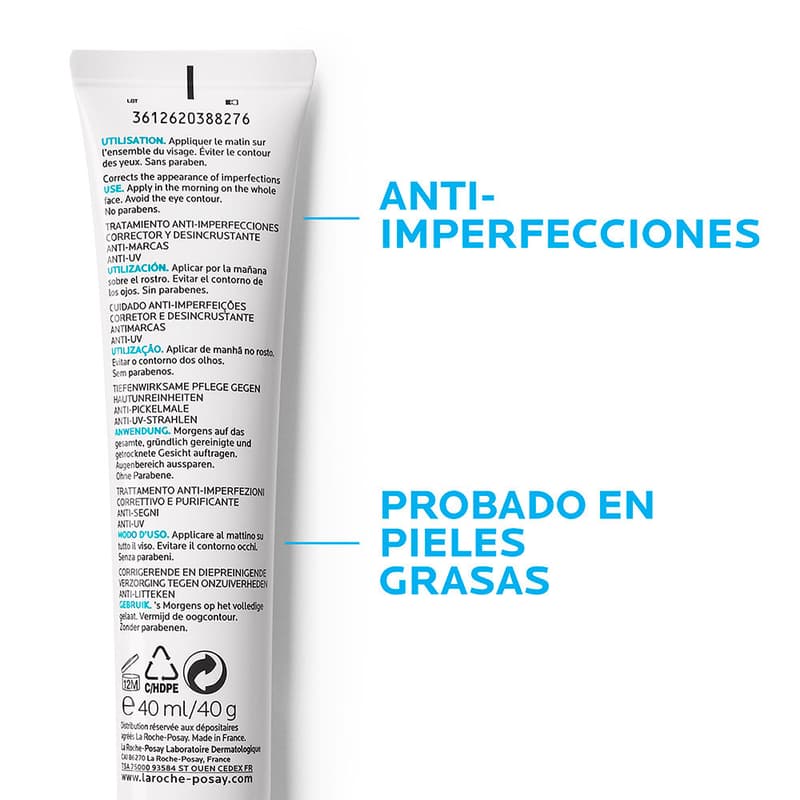 Lrp Effaclar Duo+ Tratamiento Acne Adolescente Spf30 + 40ml Crema Facial - Imagen 4