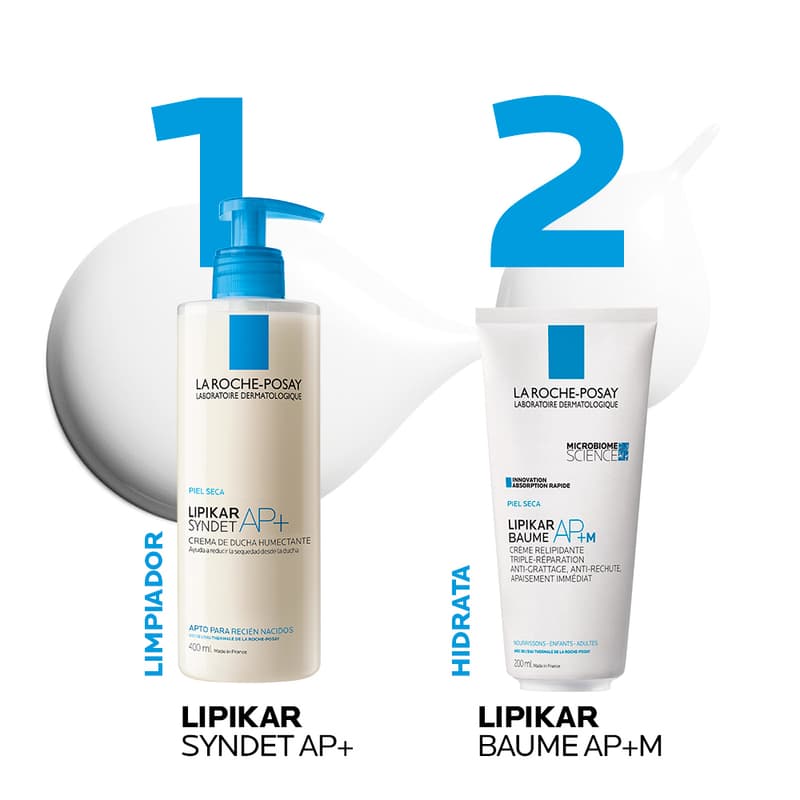 Lrp Lipikar Syndet Piel Atópica Ap+ 400ml Gel Corporal - Imagen 5