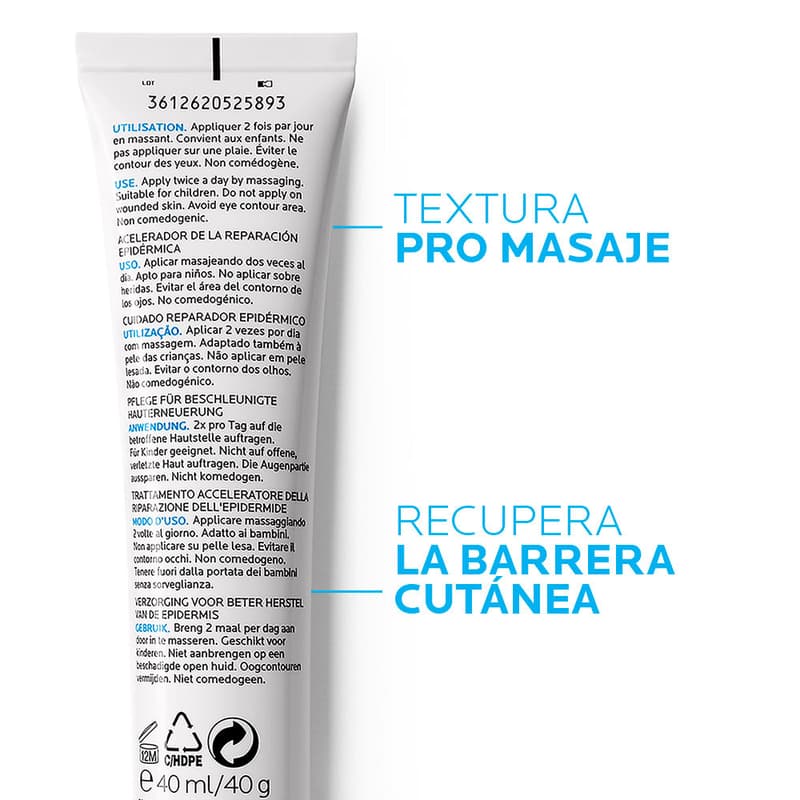 Lrp Cicaplast Gel B5 40ml Reparador Epidermico - Imagen 4