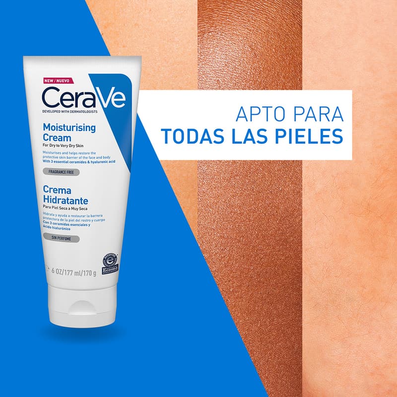 Cerave Hidratante Piel Seca A Muy Seca 177ml Crema Facial Y Corporal - Imagen 9