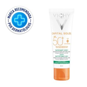 Vichy Capital Soleil Protector Solar Matificante Spf50 50ml Crema Facial