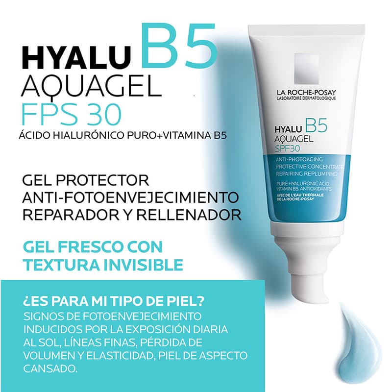 Lrp Hyalu B5 Aqua 50ml Gel Facial - Imagen 3