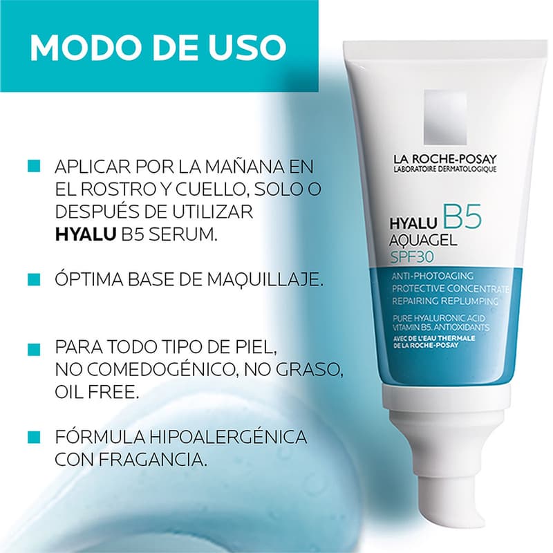 Lrp Hyalu B5 Aqua 50ml Gel Facial - Imagen 5