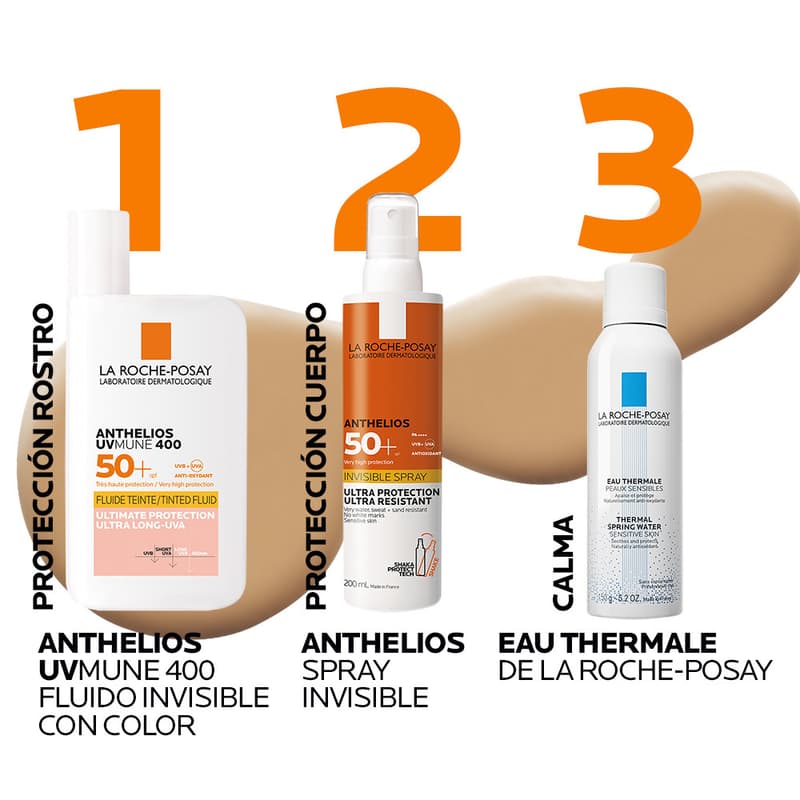 Lrp Anthelios Protector Solar Uv Mune 400 Color Fluid Spf50+ 50ml Crema Facial - Imagen 7