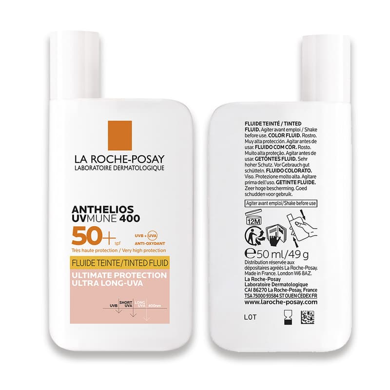 Lrp Anthelios Protector Solar Uv Mune 400 Color Fluid Spf50+ 50ml Crema Facial - Imagen 8