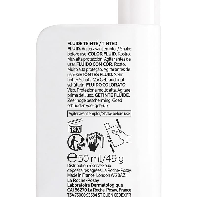 Lrp Anthelios Protector Solar Uv Mune 400 Color Fluid Spf50+ 50ml Crema Facial - Imagen 9