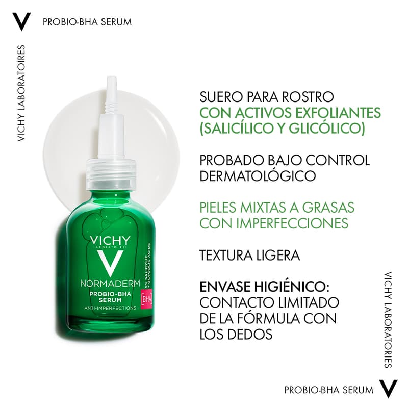 Vichy Normaderm Probio-bha Serum 30ml Suero Facial - Imagen 3