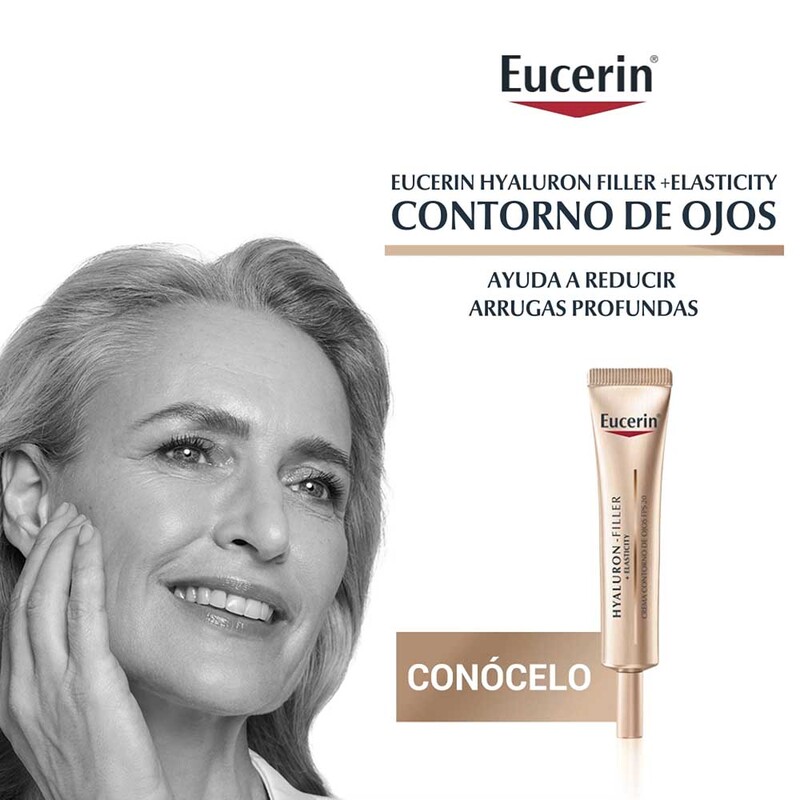 Eucerin Hyaluron Filler+elasticity Anti Edad Contorno De Ojos Spf20 15ml Crema - Imagen 5