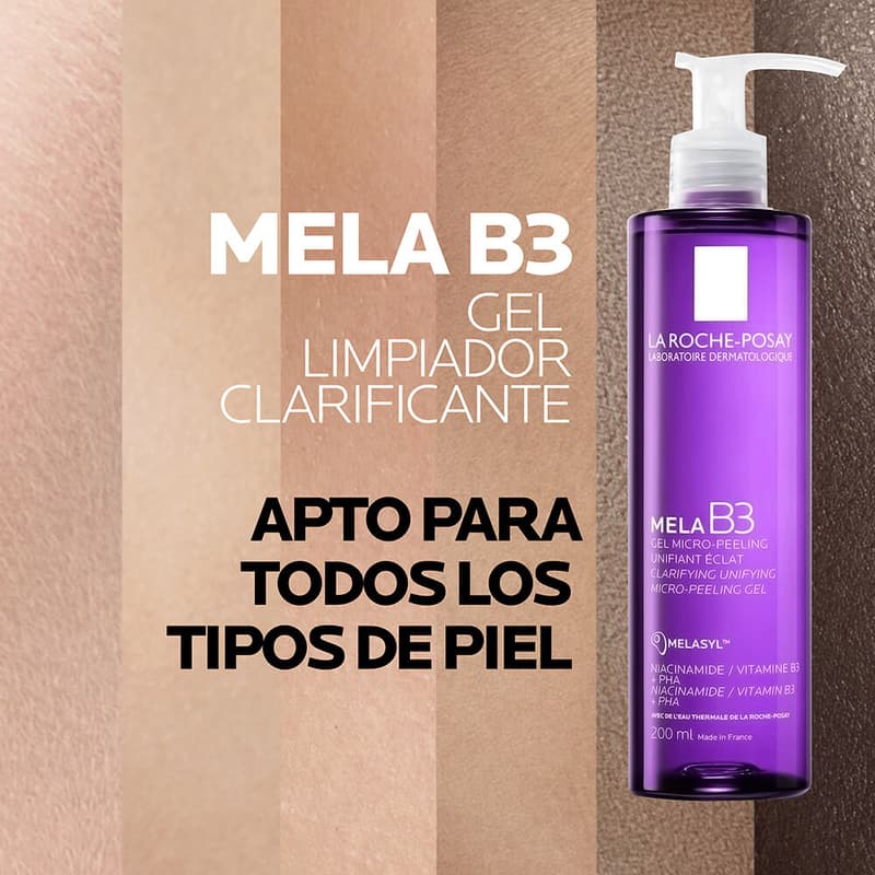 Lrp Mela B3 Micro-peeling 200ml Gel Facial - Imagen 5