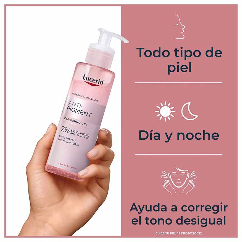 Eucerin Antipigmento 400 Ml Gel Limpiador - Imagen 3