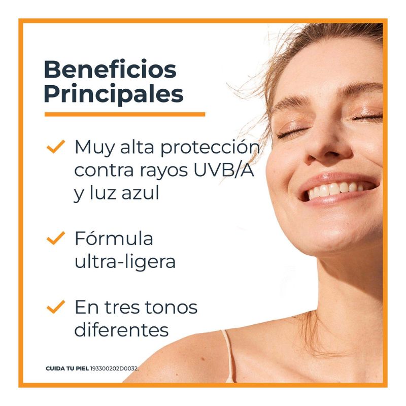 Eucerin Protector Solar Hydro Fluid Ultra Ligera Tono Claro 50fps 50ml - Imagen 4