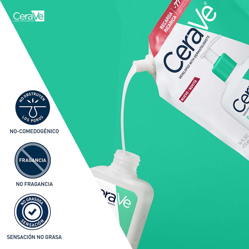 Cerave Refill Gel Limpiador Espumoso 473 Ml - Imagen 6