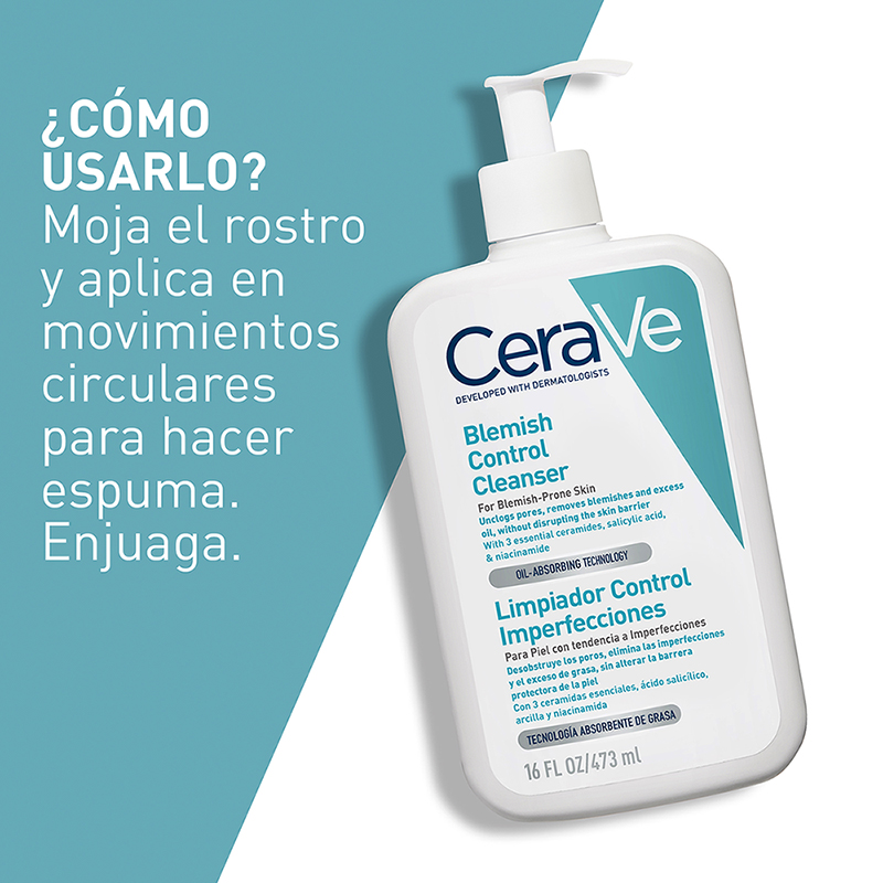 Cerave Limpiador Control Imperfecciones 473 Ml - Imagen 5
